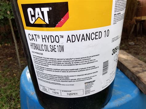 cat hydo hydraulic oil